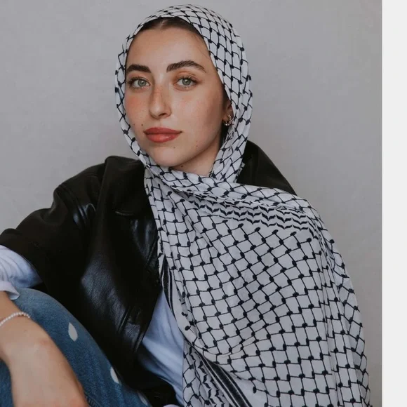 Vela Accessories Nwt Vela Kuffiyeh Keffiyeh Modal Scarf Hijab